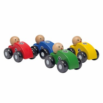 Carros de Madeira JOUECO - Em Expositor (8 Unidades)