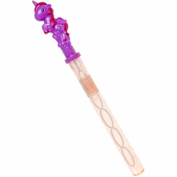 Tubo de Bolhas de Sab&atilde;o Unic&oacute;rnio Grande 38 cm em Display (24 un.)