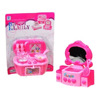CONJUNTO DE BRINCAR HAPPY FAMILY EM CARTÃO (3 unid.)