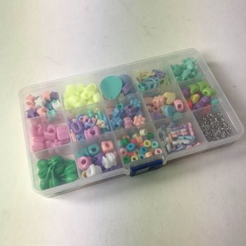 CONJUNTO DE CONTAS EM CAIXA - MIX CORES (12 un.)