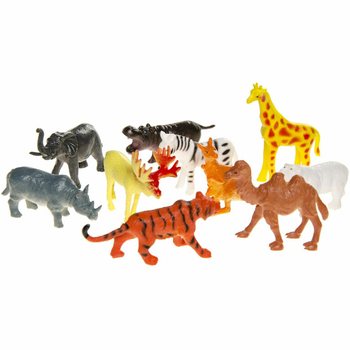 12 ANIMAIS SELVAGENS EM EMBALAGEM (12 unid.)