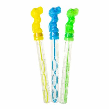 Tubo de Bolas de Sab&atilde;o Dinossauro 25 cm em Display (24 un.)