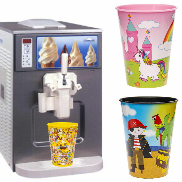 Copos de Gelado / Gelado / Copos / Copos de Bebidas