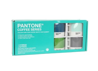 PANTONE - CONJUNTO DE 4 CH&Aacute;VENAS DE ESPRESSO E PIRES