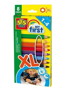 SES Creative My First - L&aacute;pis de Cera XL (8 un.)