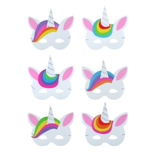 MIX DE M&Aacute;SCARAS DE UNIC&Oacute;RNIO EM ESPUMA (24 un.)
