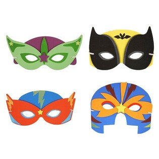 Sortido de M&aacute;scaras de Super-her&oacute;is em Espuma (24 un.)