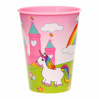 Copo para Bebida / Copo de Gelado Unic&oacute;rnio - 260 ml (12 un.)