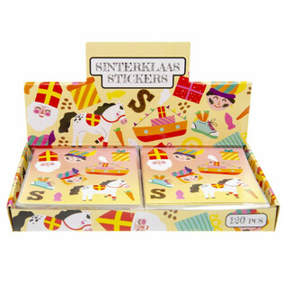 Autocolantes Fun - Modelo: Sinterklaas / S&atilde;o Nicolau (120 unid.)