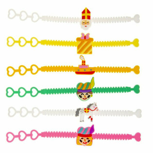 SINTERKLAAS - PULSEIRAS DE SILICONE PARA CRIAN&Ccedil;AS (12 un.)