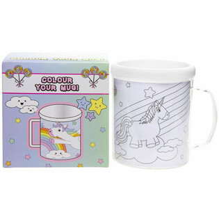 UNIC&Oacute;RNIO - COLORE A TUA PR&Oacute;PRIA CANECA (2 un.)